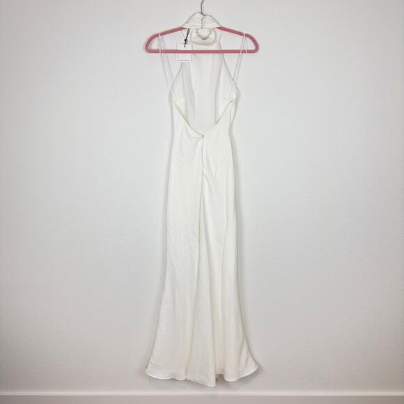 MISHA COLLECTION Ivory Halter Maxi Dress - Picture 4 of 8